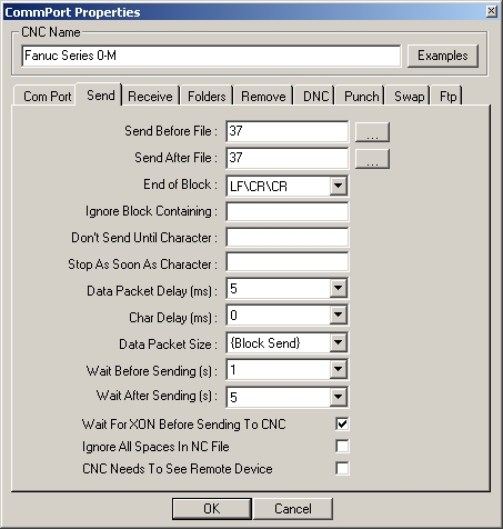 dnc rs232 software